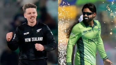 NZ vs PAK 3rd ODI 2025 Scorecard: न्यूज़ीलैंड ने पाकिस्तान को दिया 265 रनों का लक्ष्य, माइकल ब्रेसवेल ने खेली अर्धशतकीय पारी, अकीफ जावेद ने झटके 4 विकेट, यहां देखें पहली पारी का स्कोरकार्ड