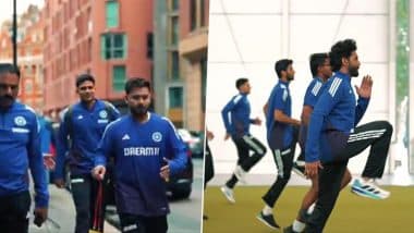 Team India Sweats Out In Training: इंग्लैंड के खिलाफ टेस्ट सीरीज से पहले शुभमन गिल के नेतृत्व में टीम इंडिया ने बहाया पसीना, देखें प्रैक्टिस सेशन का वायरल वीडियो