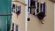 Chennai Shocker: बिल्डिंग के चौथे फ्लोर से नीचे कूदनेवाली थी युवती, महिला पुलिस अधिकारी की सतर्कता और सुझबुझ से बची जान, चेन्नई का वीडियो आया सामने;VIDEO